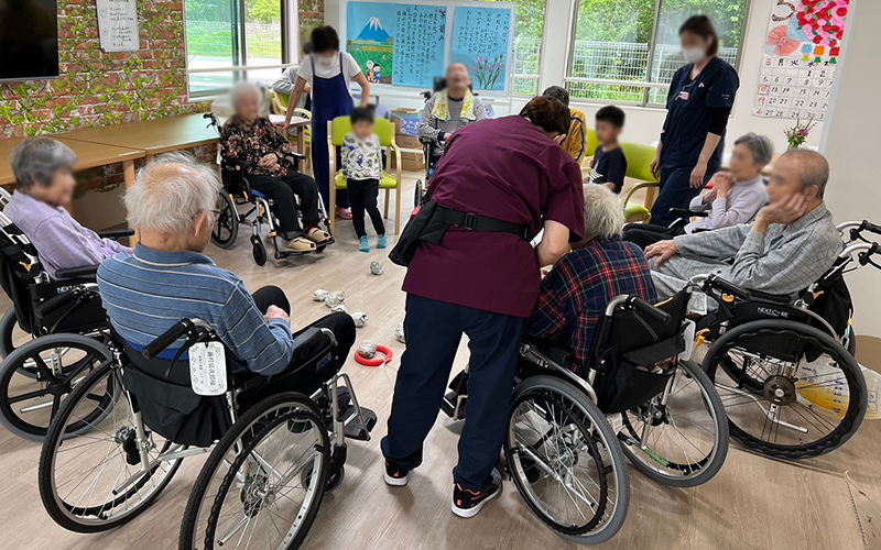 輪投げ手繰り寄せ大会